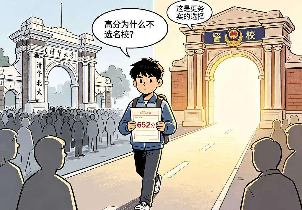 Array652分不上清北上警校：这届高分考生的“降级”选择，打了谁的脸？